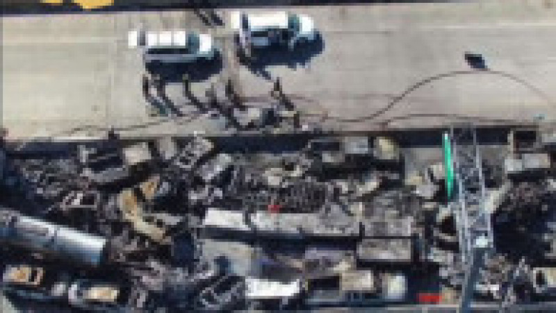 158 de mașini s-au ciocnit pe o autostradă din Statele Unite, în apropiere de New Orleans. FOTO: Profimedia | Poza 3 din 4