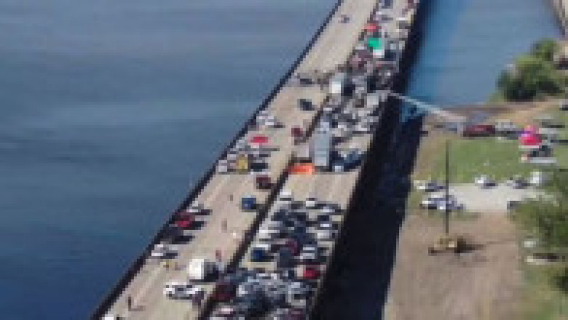 158 de mașini s-au ciocnit pe o autostradă din Statele Unite, în apropiere de New Orleans. FOTO: Profimedia | Poza 2 din 4