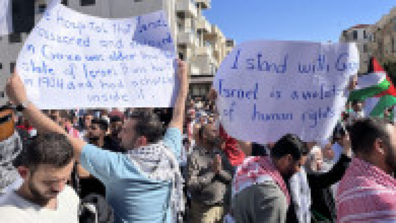 Protest în Iordania. Sursa foto: Profimedia Images | Poza 2 din 9