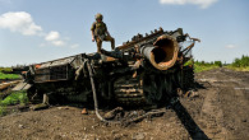 Tehnică de luptă rusească distrusă sau capturată de armata ucraineană. Sursa foto: Profimedia Images | Poza 31 din 59