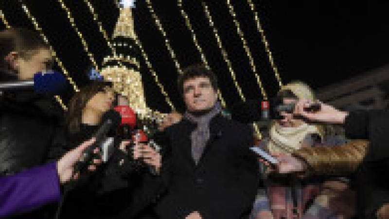 Luminițele de sărbători s-au aprins în București, iar Târgul de Crăciun și-a deschis porțile în Piața Constituției. Foto: Inquam Photos / George Calin | Poza 23 din 30