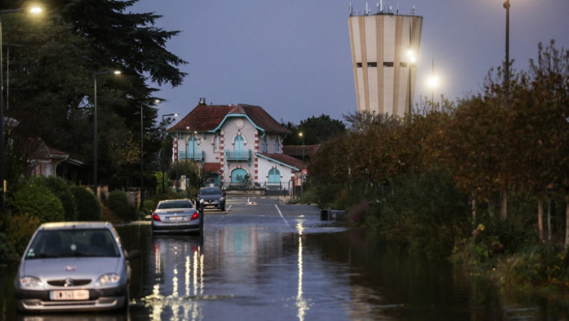 Mai multe zone din Franța au fost inundate. FOTO: Profimedia Images