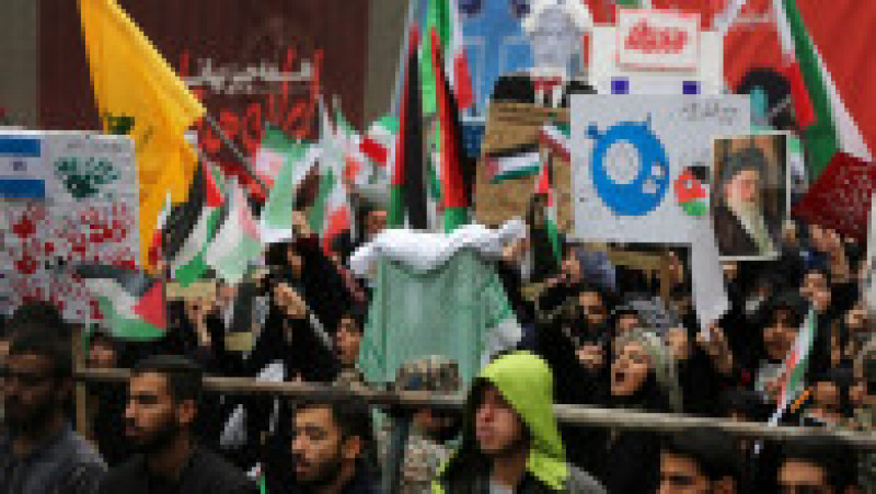 Protest anti-SUA la Teheran, Iran. Sursa foto: Profimedia Images | Poza 6 din 8