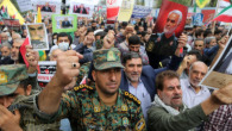 Protest anti-SUA la Teheran, Iran. Sursa foto: Profimedia Images | Poza 5 din 8