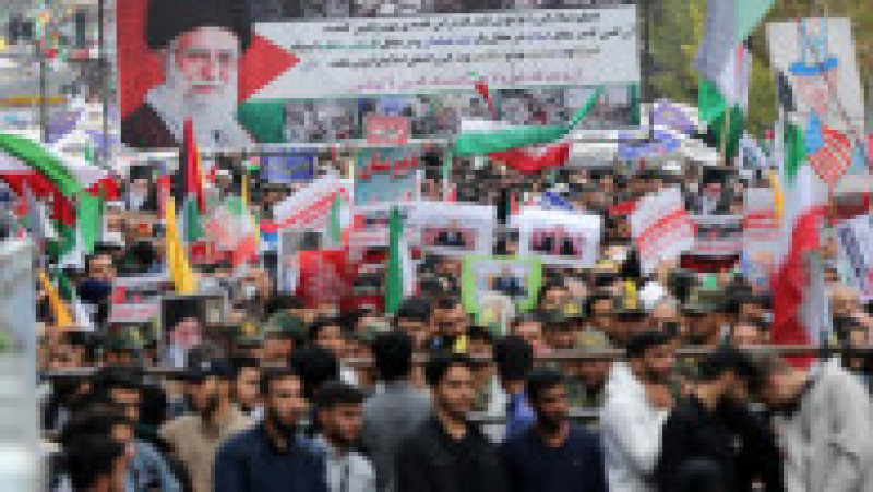 Protest anti-SUA la Teheran, Iran. Sursa foto: Profimedia Images | Poza 4 din 8
