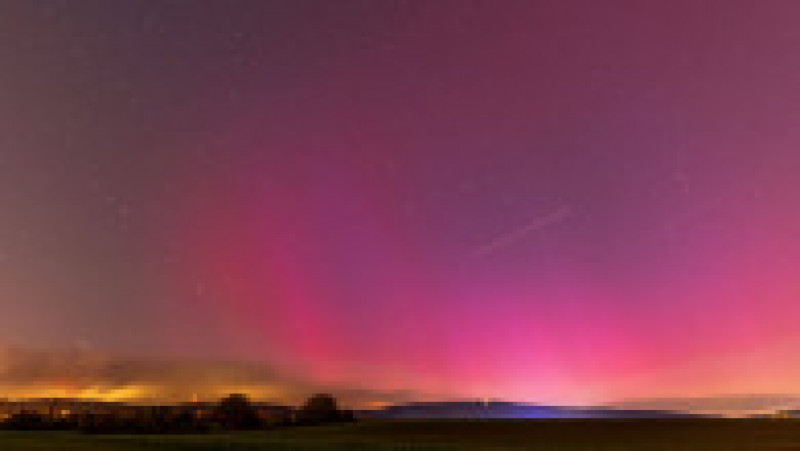 Astronomii spun că aurora este efectul unei erupții solare care a avut loc în urmă cu câteva zile. FOTO: Profimedia Images | Poza 3 din 8