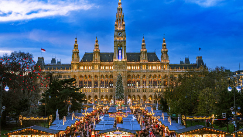 Târgul de Crăciun din Viena. Foto: Shutterstock