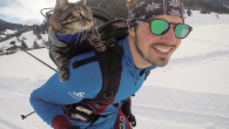 Un francez pasionat de ciclism și sporturi extreme și-a găsit un companion neobișnuit pentru aventurile lui - o pisică FOTO: Profimedia Images | Poza 41 din 48