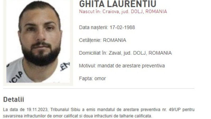 Laurenţiu Ghiţă. Foto: Poliția Română