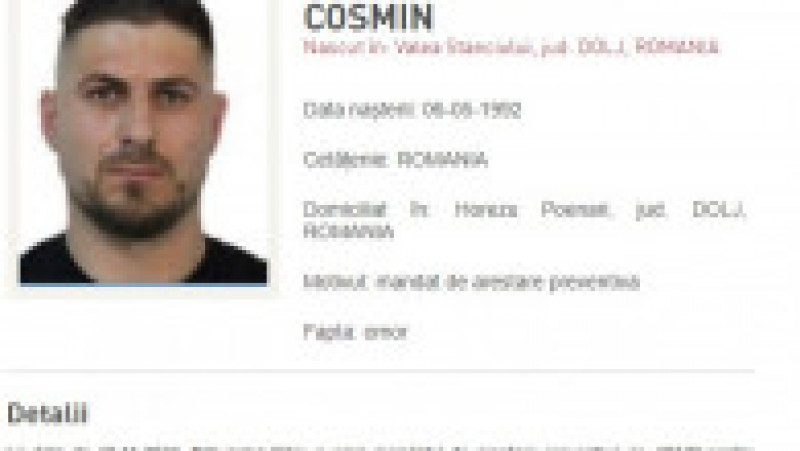Cosmin Costinel Zuleam. Foto: Poliția Română | Poza 3 din 3