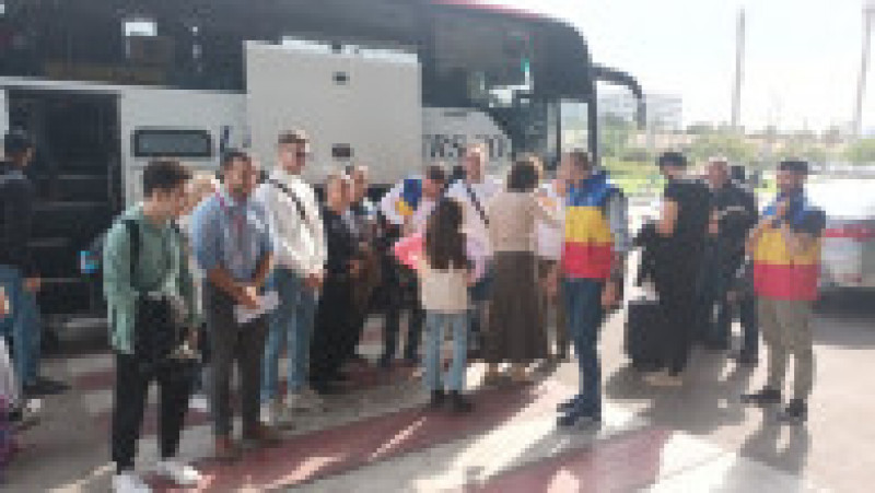 Cetățeni români evacuați din Fâșia Gaza. Foto: Facebook/MAE | Poza 9 din 13