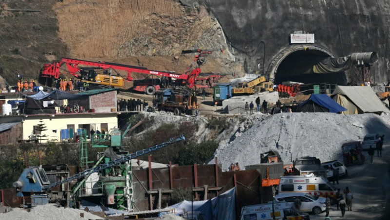 Muncitorii sunt blocați în tunel de două săptămâni. Foto: Profimedia
