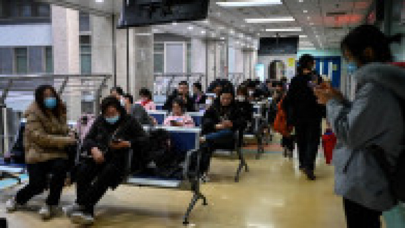 Spitalele din Beijing sunt copleşite de un val "fără precedent" de boli respiratorii la copii. FOTO: Prfoimedia Images | Poza 3 din 7
