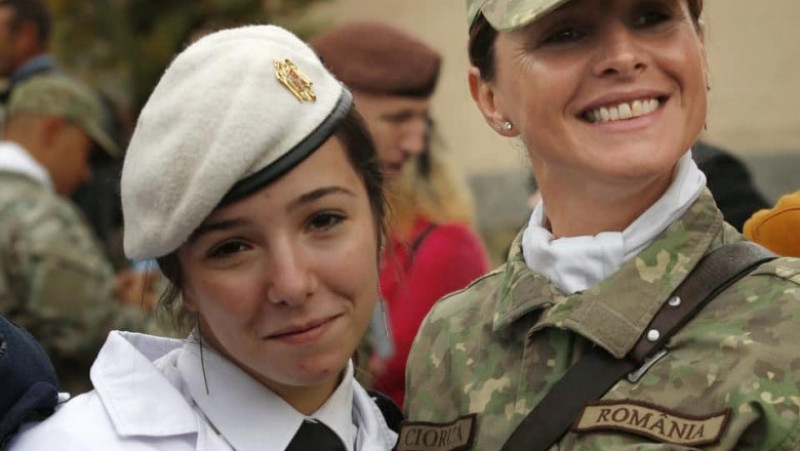 Maria s-a înrolat în Armată la 42 de ani. Sursa foto: Facebook/ Ministerul Apararii Nationale Romania 