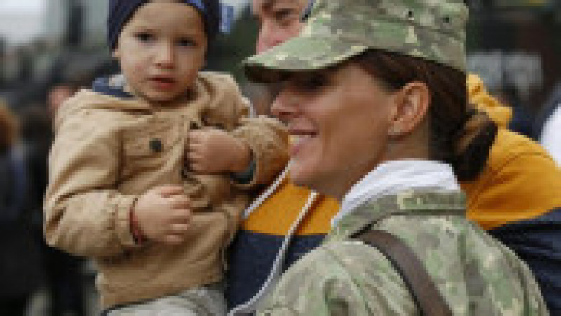 Maria s-a înrolat în Armată la 42 de ani. Sursa foto: Facebook/ Ministerul Apararii Nationale Romania | Poza 2 din 3