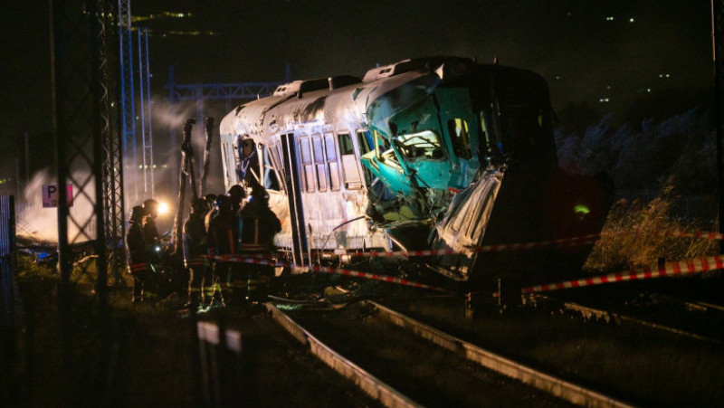Accident feroviar teribil în Italia. Foto: Profimedia