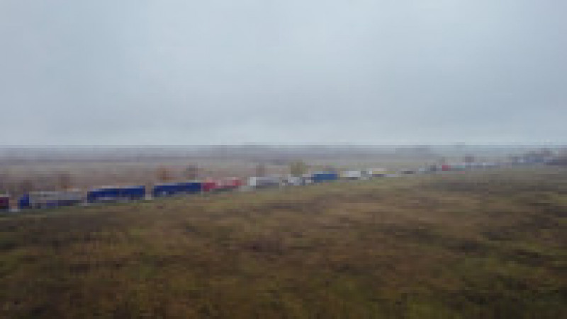Imaginile blocadei de 10 zile la granița cu Polonia. Mii de camioane ucrainene stau pe loc, șoferii nu mai au mâncare sau combustibil. FOTO: Profimedia Images | Poza 3 din 13