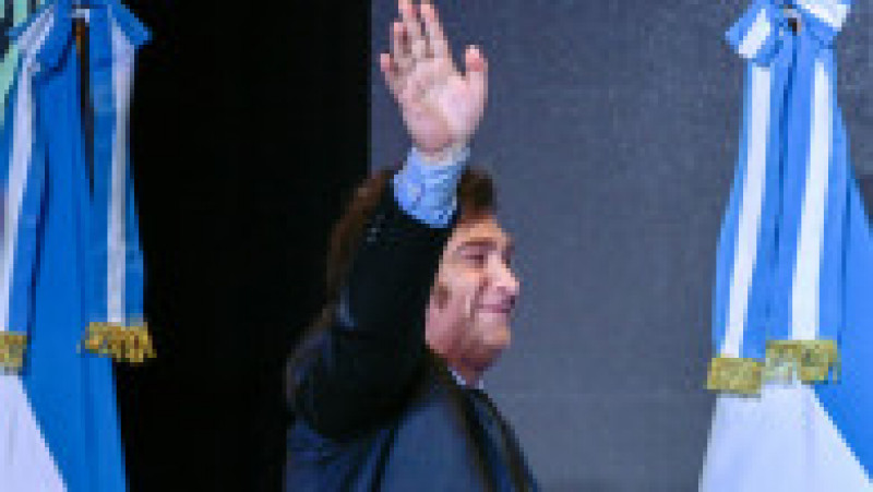 Argentinienii l-au ales duminică pe Javier Milei ca nou preşedinte al ţării. FOTO: Profimedia Images | Poza 4 din 7