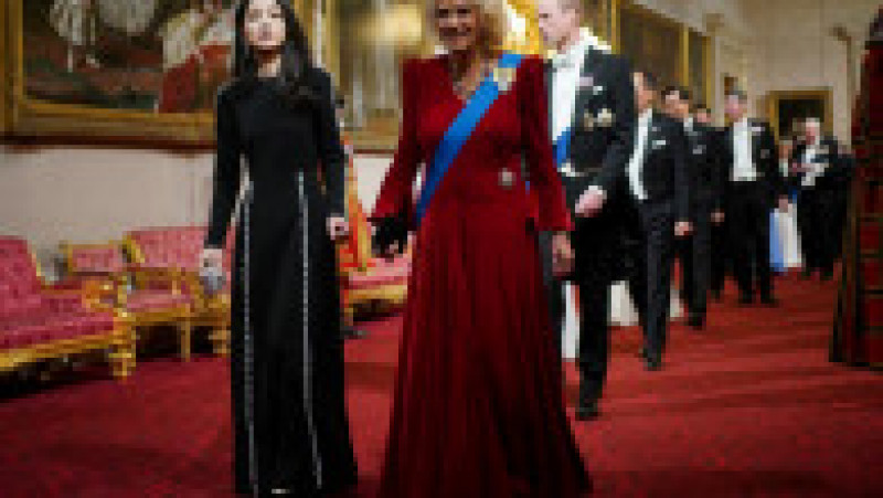 Calești aurite, paradă, covor roșu și un dineu luxos. Imagini spectaculoase din Londra, unde Charles l-a primit președintele sud-corean. FOTO: Profimedia Images | Poza 24 din 41