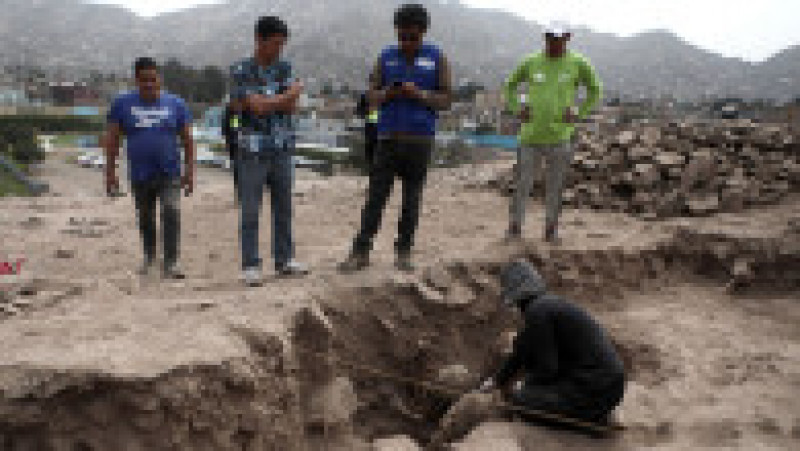 Cercetătorii cred că trupurile mumificate provin din cultura Ychsma, care s-a dezvoltat pe coasta centrală din Peru, înainte de ascensiunea Imperiului Inca. Foto: Profimedia | Poza 3 din 10