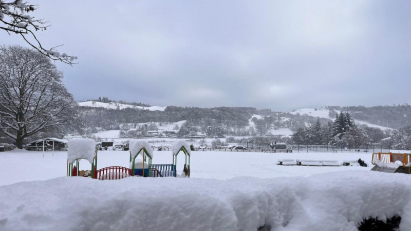 Europa se confruntă cu o iarnă „ca pe vremuri”. A nins la început de decembrie cum nu s-a mai întâmplat de ani buni în vestul continentului. FOTO: Profimedia Images