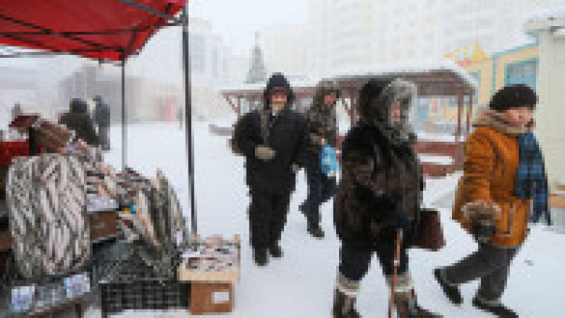 În Iakutsk, unul dintre cele mai reci orașe din lume, temperaturile au ajuns la -50 de grade Celsius. Foto: Profimedia Images | Poza 10 din 10