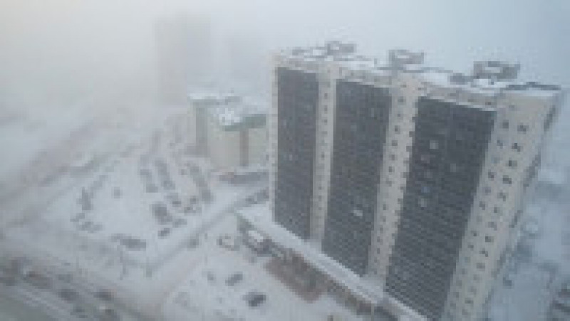 În Iakutsk, unul dintre cele mai reci orașe din lume, temperaturile au ajuns la -50 de grade Celsius. Foto: Profimedia Images | Poza 7 din 10