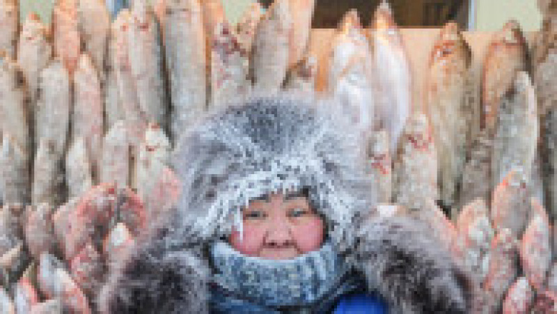 În Iakutsk, unul dintre cele mai reci orașe din lume, temperaturile au ajuns la -50 de grade Celsius. Foto: Profimedia Images | Poza 4 din 10