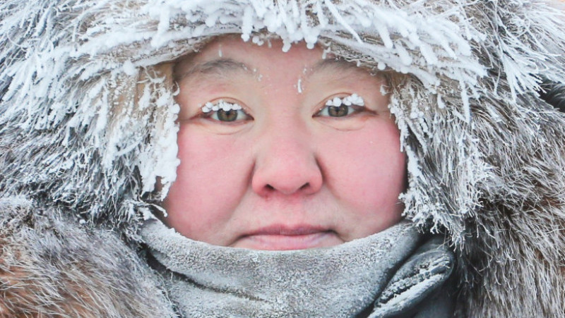 În Iakutsk, unul dintre cele mai reci orașe din lume, temperaturile au ajuns la -50 de grade Celsius. Foto: Profimedia Images