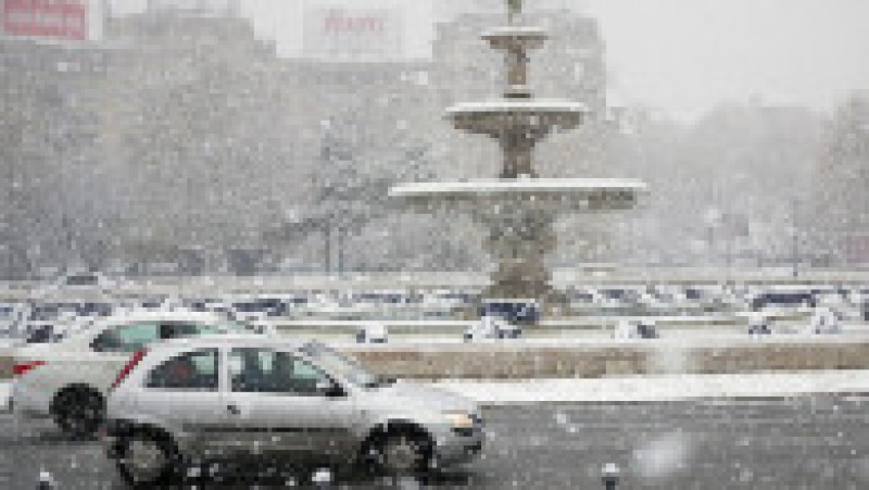 Cum a arătat Bucureștiul în prima zi de iarnă serioasă din acest sezon. FOTO: Inquam Photos / Stefan Constantin | Poza 9 din 15