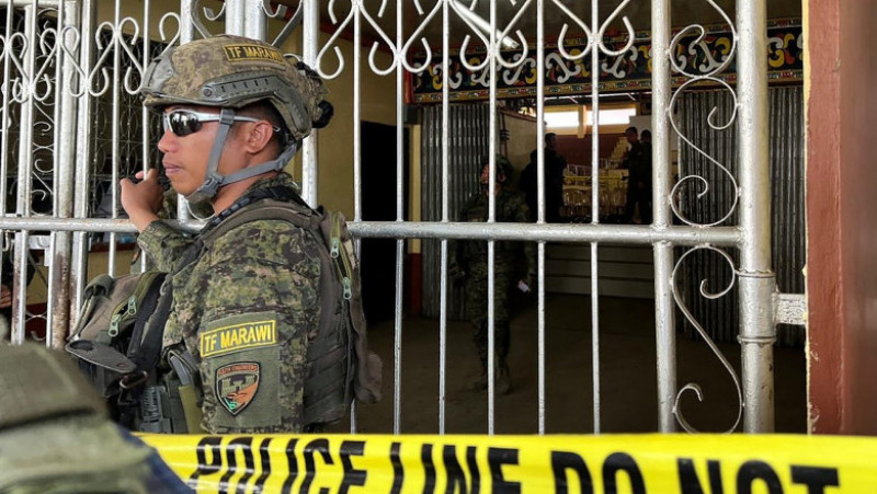 Incidentul a avut loc într-o sală de sport de la Universitatea de Stat Mindanao (MSU) din oraşul Marawi. FOTO: Profimedia Images