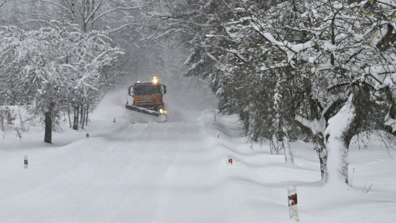 Meteorologii anunță că se va depune un strat nou de zăpadă, de până la 40 de cm grosime. FOTO: Profimedia Images