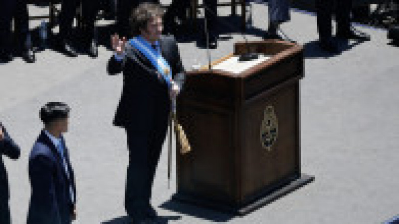 Javier Milei a devenit în mod oficial preşedinte al Argentinei. Foto: Profimedia | Poza 8 din 8