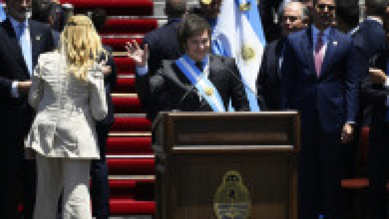 Javier Milei a devenit în mod oficial preşedinte al Argentinei. Foto: Profimedia | Poza 3 din 8