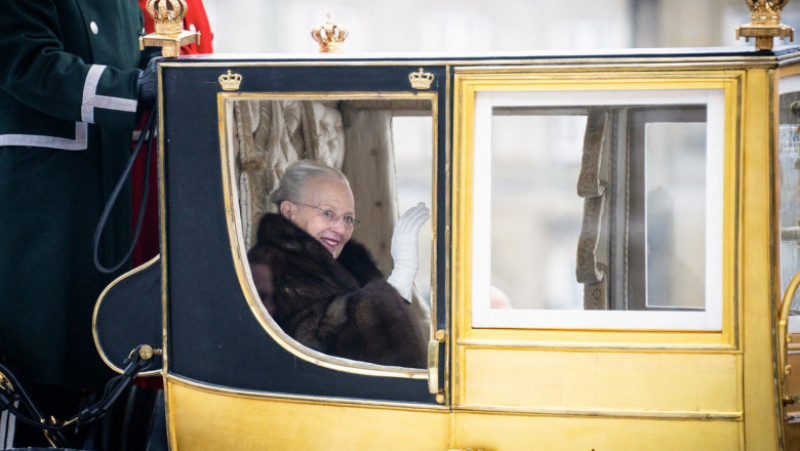 Regina Margrethe a Danemarcei a mers ultima oară cu caleașca înainte de a abdica. FOTO: Profimedia Images