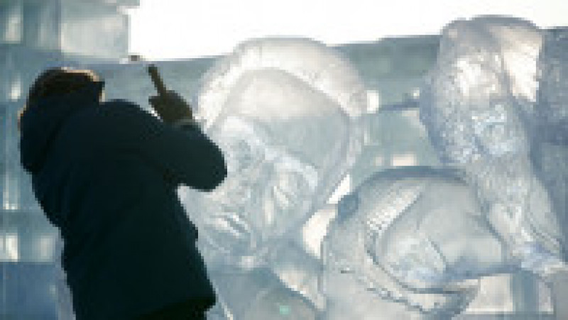 Sculpturi de gheaţă prezentate în cadrul Festivalului Gheţii şi Zăpezii. Foto: Profimedia | Poza 17 din 17