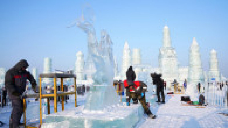 „Oraşul de gheaţă” din Harbin, în nordul Chinei. Foto: Profimedia | Poza 2 din 17