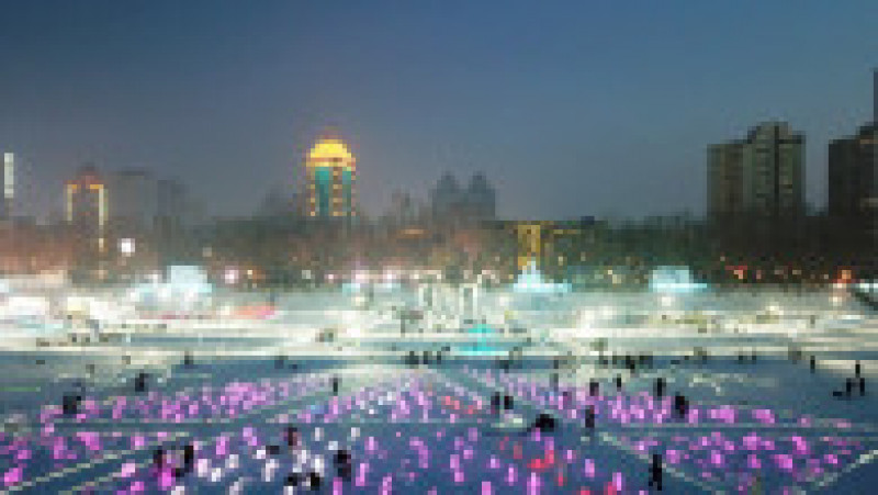 „Oraşul de gheaţă” din Harbin, în nordul Chinei. Foto: Profimedia | Poza 3 din 17