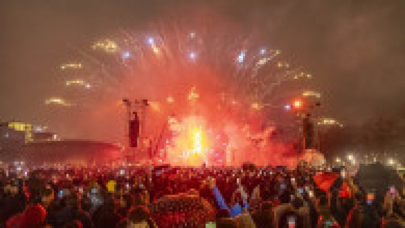 Lumea a întâmpinat anul 2024 cu un amestec de sărbătoare şi reflecţie sumbră. Imagini din Amsterdam. FOTO: Profimedia Images | Poza 9 din 21