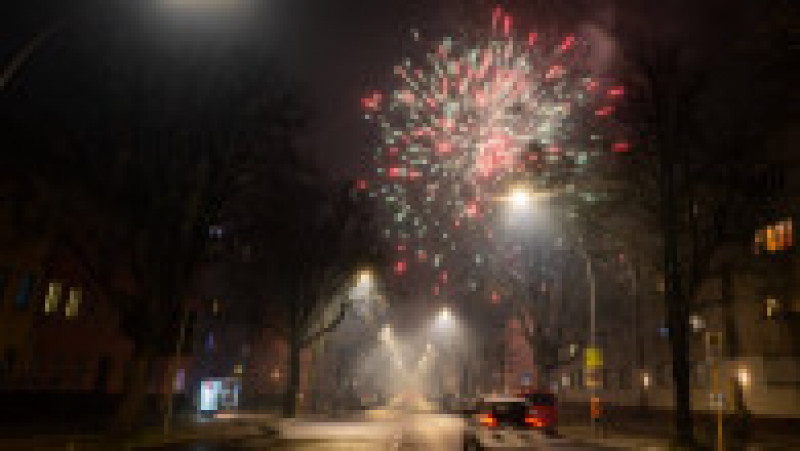 Lumea a întâmpinat anul 2024 cu un amestec de sărbătoare şi reflecţie sumbră. Imagini din Berlin. FOTO: Profimedia Images | Poza 5 din 21