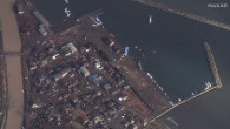 Distrugerile provocate de cutremurul din Japonia, văzute din satelit. Foto: Profimedia Images | Poza 6 din 9