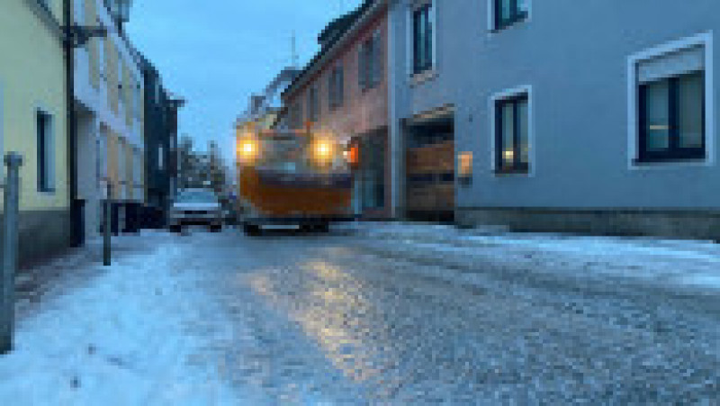 Germania se pregăteşte pentru ninsori abundente, iar meteorologii au avertizat că este risc extrem de gheață neagră. FOTO: Profimedia Images | Poza 11 din 13