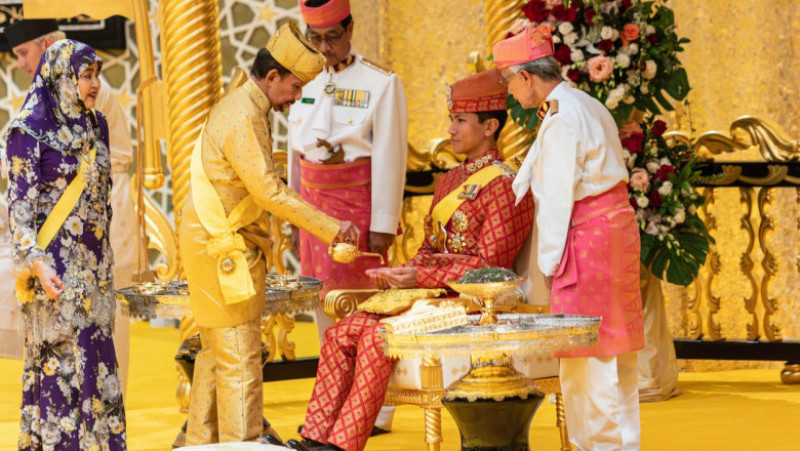 Prinţul Abdul Mateen din Brunei s-a căsătorit. Foto: Profimedia