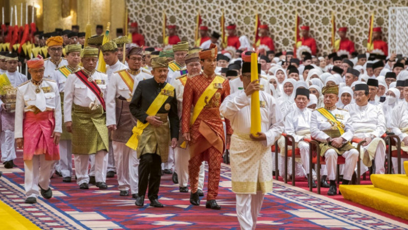 Banchet fastuos în Brunei pentru nunta fiului sultanului. FOTO Profmedia Images