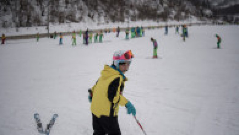 Pentru 750 de dolari, turiștii ruși se pot înscrie la prima excursie organizată în Coreea de Nord - o deplasare de patru zile în stațiunea de schi Masikryong. Sursa foto: Profimedia Images | Poza 14 din 38