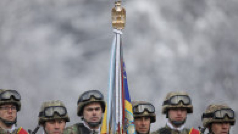 Ceremonie militară și religioasă organizată la Monumentul 