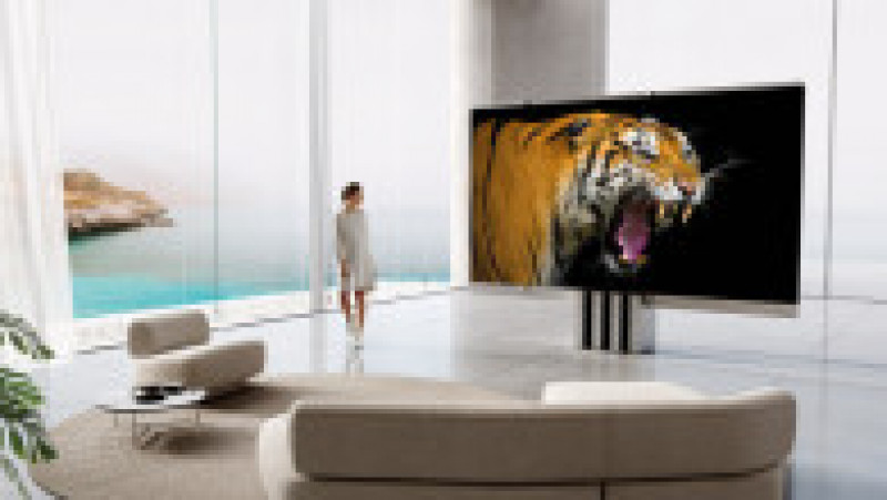 Numit N1 Unfolding TV, este "primul televizor care se pliază din lume". Foto: Profimedia Images | Poza 1 din 11
