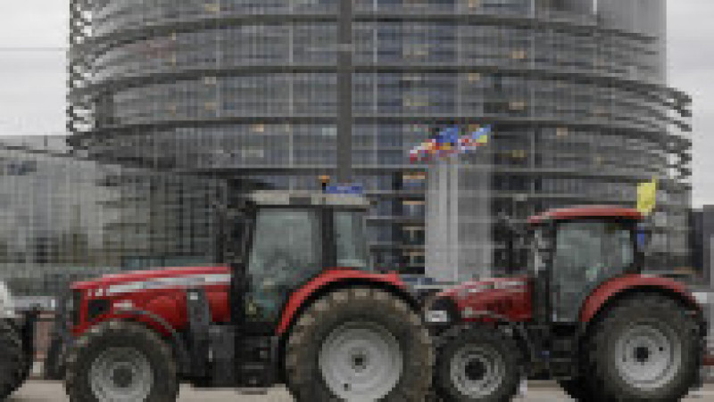 Noi proteste ale fermierilor au loc la Parlamentul European. Foto: Inquam Photos / Octav Ganea | Poza 3 din 5