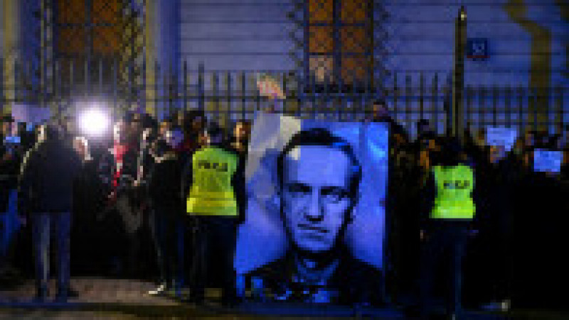 În mai multe țări din Europa, oamenii i-au adus un ultim omagiu lui Aleksei Navalnîi. FOTO: Profimedia Images | Poza 11 din 11