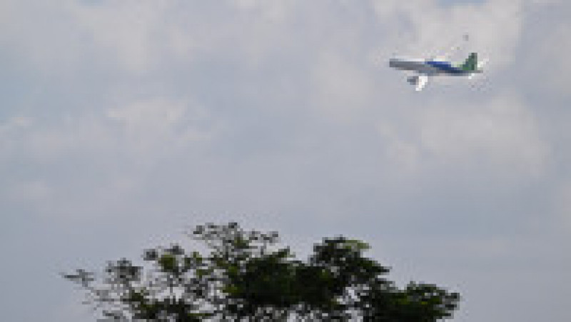 Avionul de linie cu fuzelaj îngust cu două motoare C919, cu 158-192 de locuri, concurează cu modelele consacrate Airbus A320neo şi Boeing 737 MAX 8. Sursa foto: Profimedia Images | Poza 13 din 34